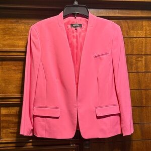Nine West Collarless Pink Blazer
